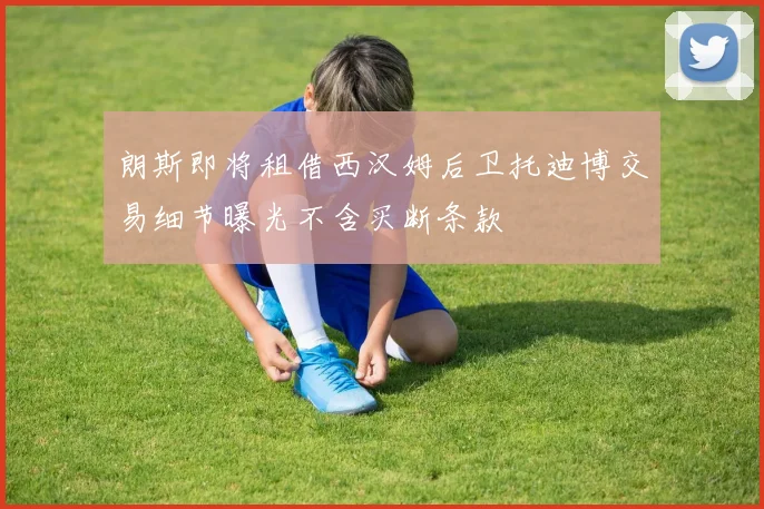 朗斯即将租借西汉姆后卫托迪博交易细节曝光不含买断条款